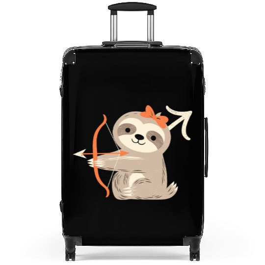 Sagittarius Zodiac Sloth Archer Design for Suitcases