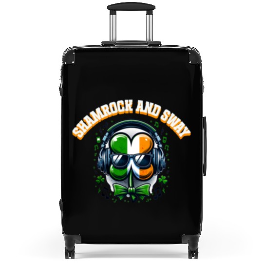Clover Sway AI Graphic and Typography Suitcases