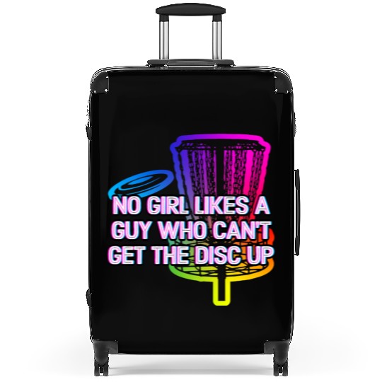Guy Who Cant Get the Disc Up Couples Disc Golf Suitcases