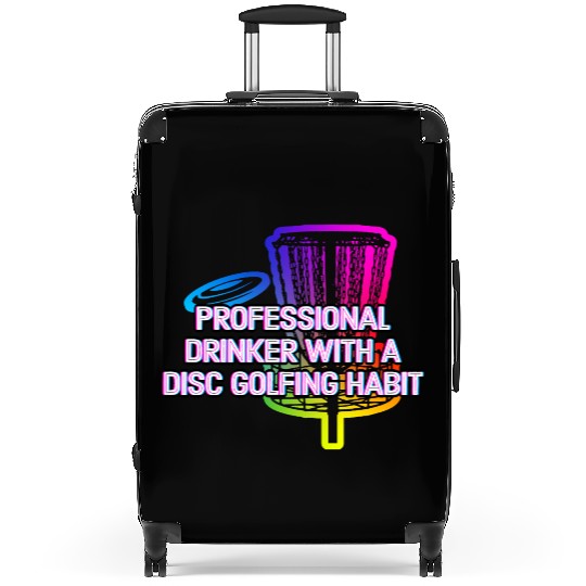 Professional Drinker Disc Golf Drinking Golfer Suitcases