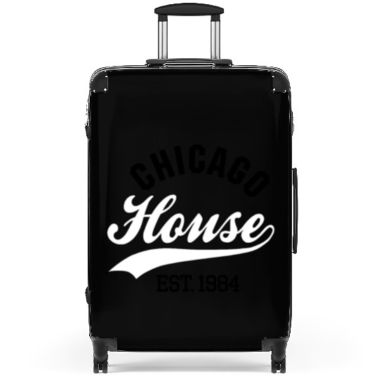 Vintage Chicago House Est 1984 House Party DjIdea Suitcases