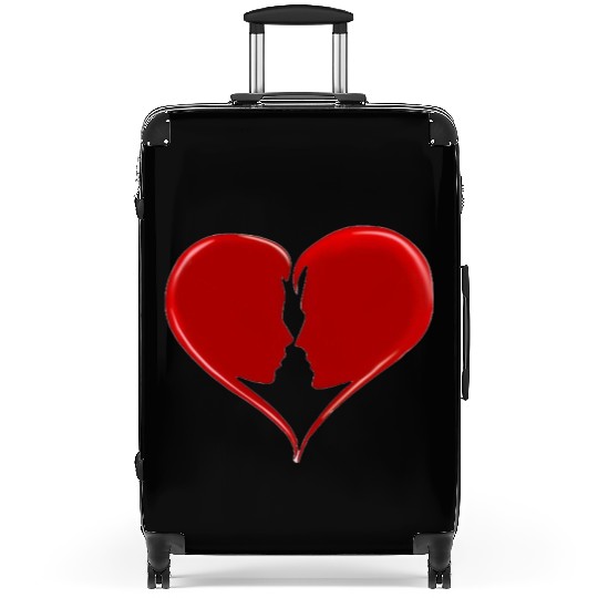 Logo Design couple Suitcases