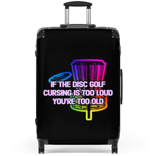Disc Golf Cursing Is Too Loud Funny Dad Jokes Suitcases