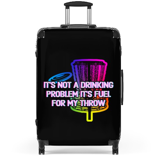 Its Fuel For My Throw Disc Golf Beer Lover Golfer Suitcases