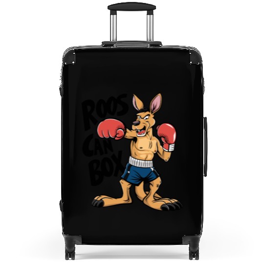 Roos Can Box Kangaroo Boxing Fun for Kangaroo Suitcases