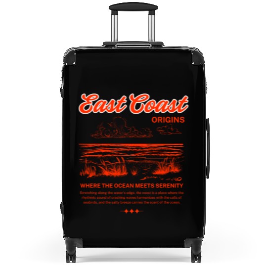East Coast Origins Suitcases – Ocean Serenity Design