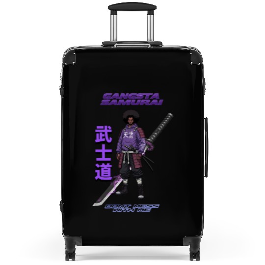 Gangsta Samurai - Afro Street Fighter Anime Manga Suitcases