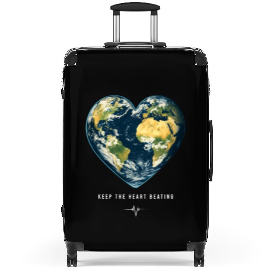 Keep the Heart Beating Environment Earth Earth Day Suitcases