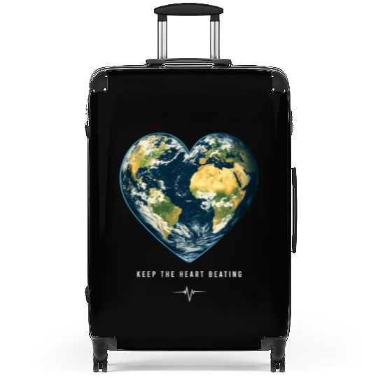 Keep the Heart Beating Environment Earth Earth Day Suitcases