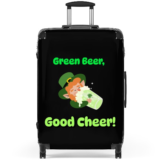 Green Beer Good Cheer Suitcases