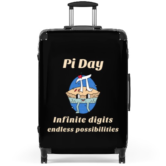 Pi Day Infinite digits endless possibilities Suitcases