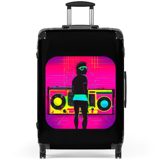 80s iconic retro vintage culture Suitcases