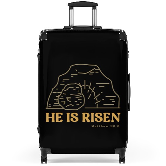 He Is Risen Suitcases