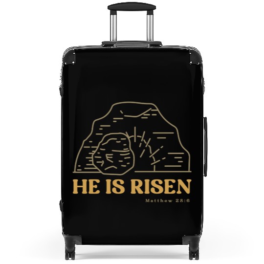 He Is Risen Suitcases