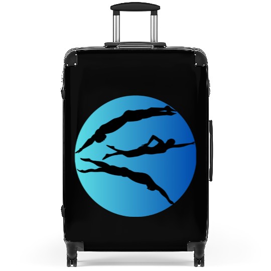 Swimmers Swim Meet Suitcases