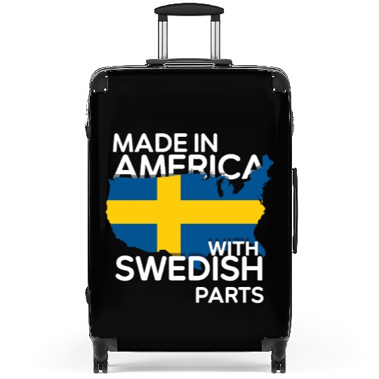 Made In America With Swedish Parts USA US Suitcases