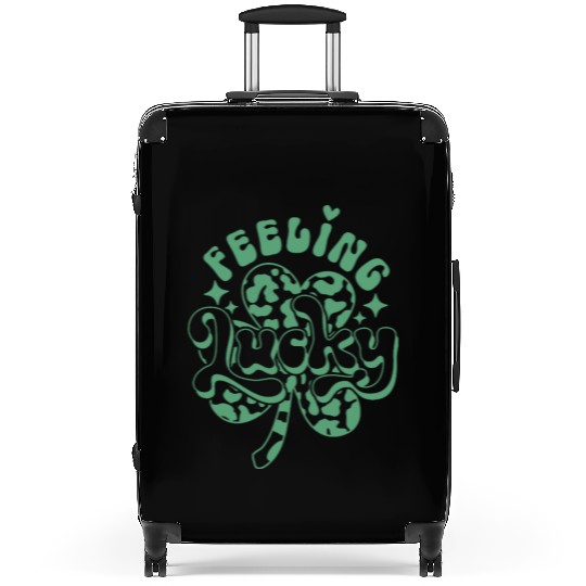 Feeling Lucky | St. Patrick’s Day Clover Leaf Suitcases
