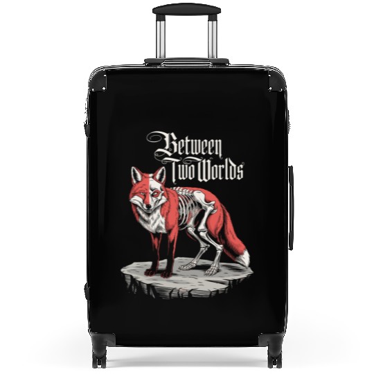 Dark Cottagecore Between Two Worlds Fox Suitcases