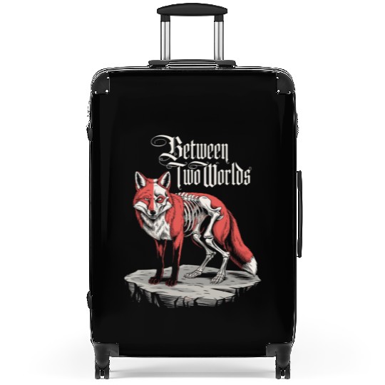 Dark Cottagecore Between Two Worlds Fox Suitcases