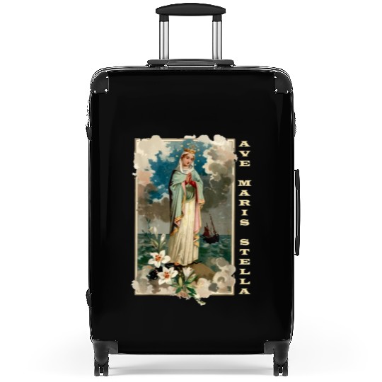 Ave Maris Stella Lady Blessed Mother Mary Suitcases