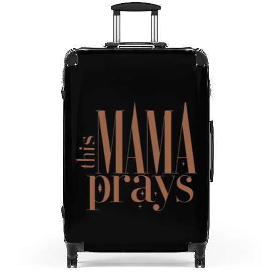 This Mama Prays Women's Softstyle Suitcases, Christian M