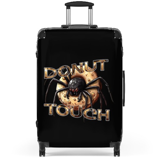 Donut Spider Funny Pun Suitcases