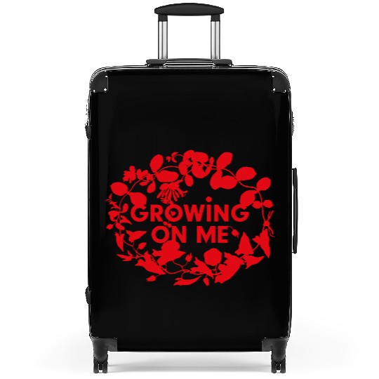 Botanical Growth Statement Design Suitcases