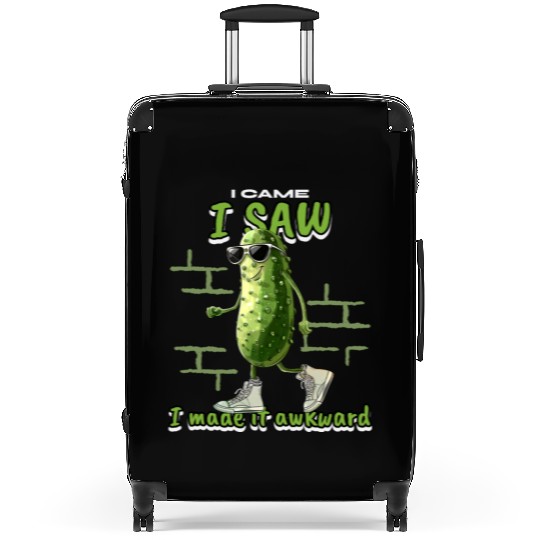 I Came, I Saw, I Made It Awkward Pickleball Suitcases