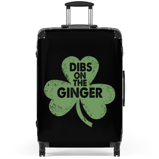 Fun St. Patrick’s Day Ginger Love Shamrock Suitcases