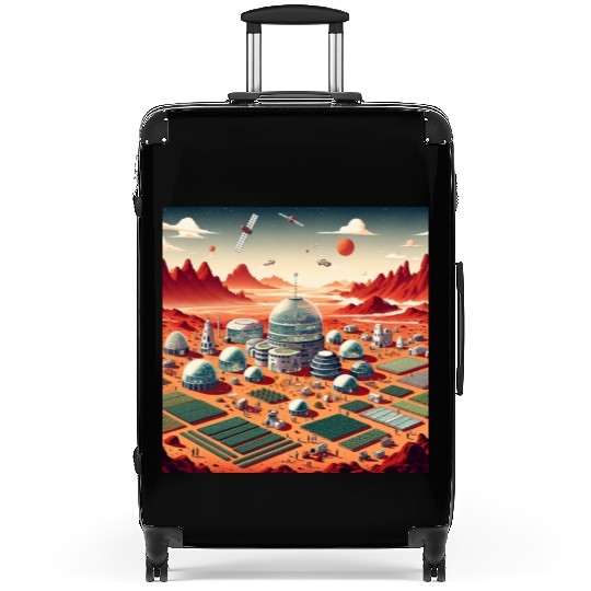 Town on Mars Suitcases