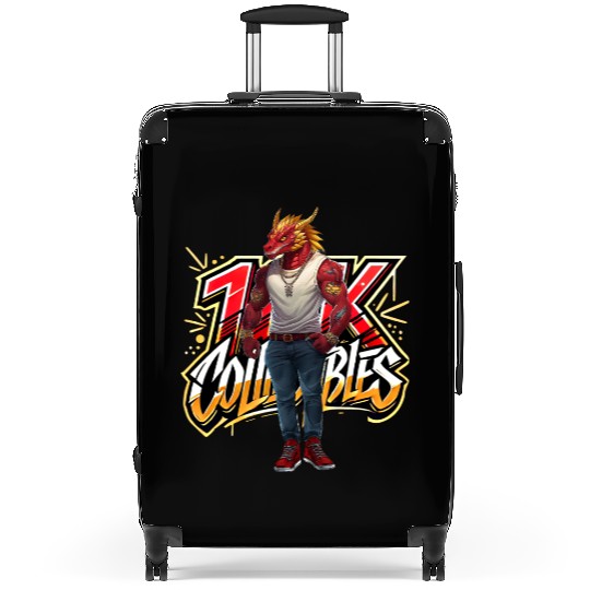 Street Style Dragon Graphic (Urban Dragon) Suitcases