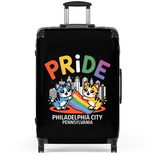 Pride Month Philadelphia City Pennsylvania USA Rai Suitcases