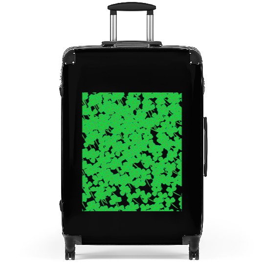 Lucky Shamrock Hearts – St. Patrick’s Day Green Suitcases