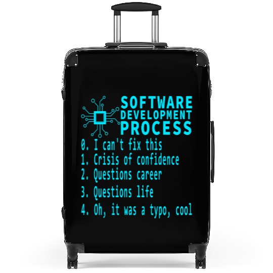 Software Dev Process Debugging Existential Crisis Suitcases