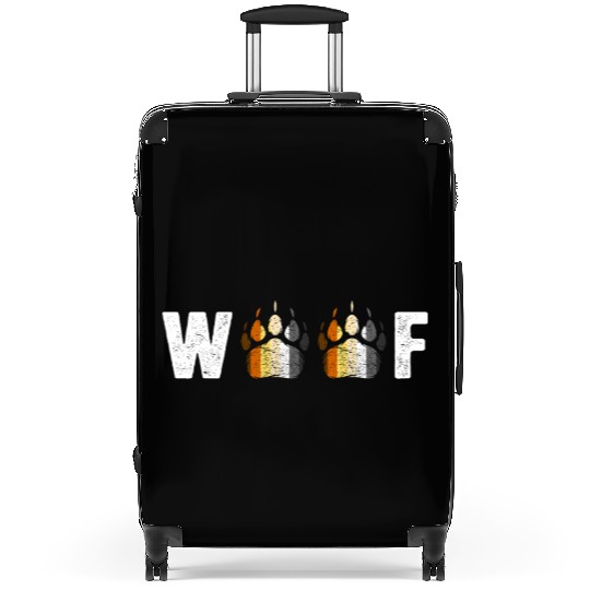 Woof Bear Pride Paw Prints Gay Men LGBT Bear Flag Suitcases