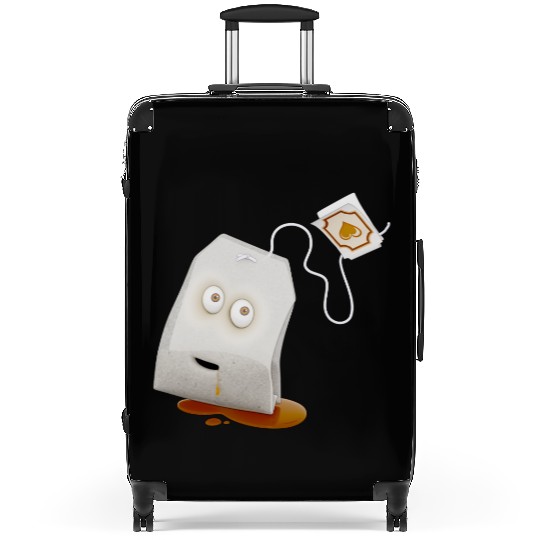 T-Force Tea Bag - Gold/ Brown Suitcases