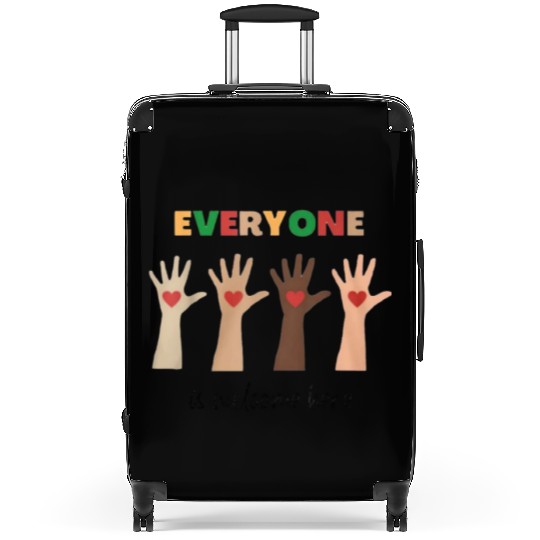 Everyone Is Welcome Here Idaho Teacher Suitcases