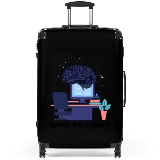 Brain and computer Suitcases