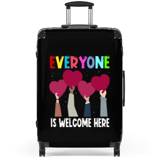 Everyone Is Welcome Here Idaho Teacher Suitcases
