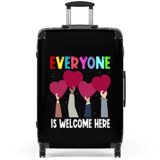 Everyone Is Welcome Here Idaho Teacher Suitcases
