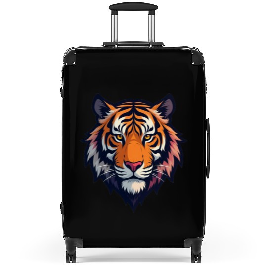 Tiger face Suitcases