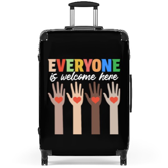 Everyone Is Welcome Here Idaho Teacher Suitcases