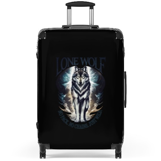 Lone Wolf - No Pack, No Chains, Just Wild Suitcases