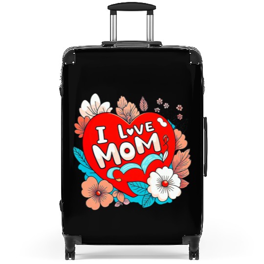 Mother day: I love mom gif Suitcases