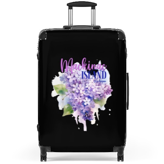 Mackinac Island Michigan Lilacs Lilac Festival Sta Suitcases