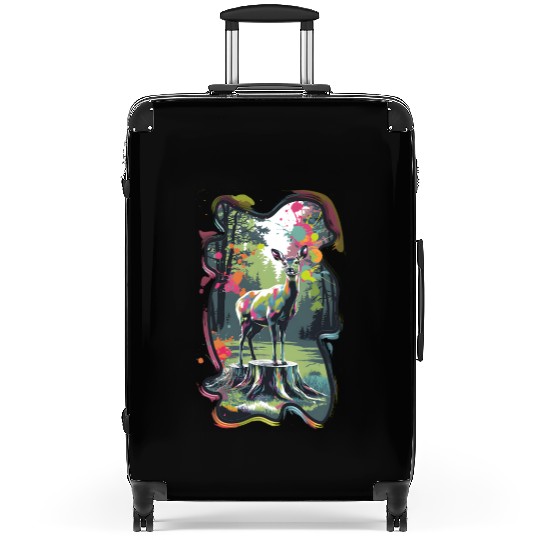 Deer in the forest 8 Suitcases