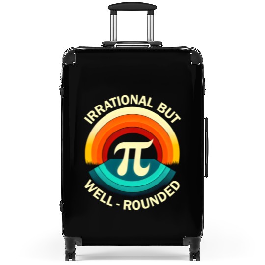 Pi Day Pun Irrational Number Joke Math Nerd Suitcases