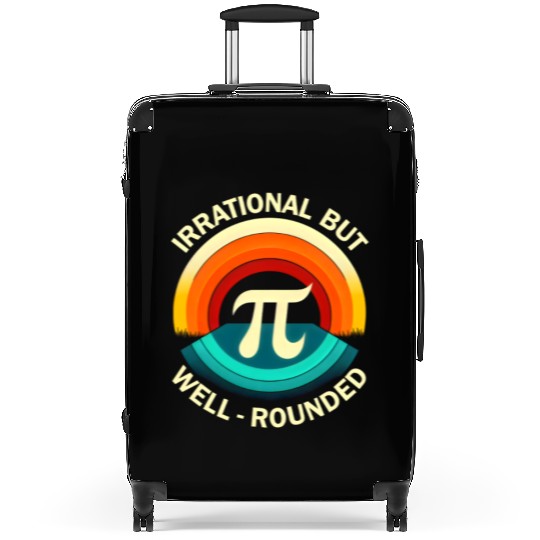 Pi Day Pun Irrational Number Joke Math Nerd Suitcases