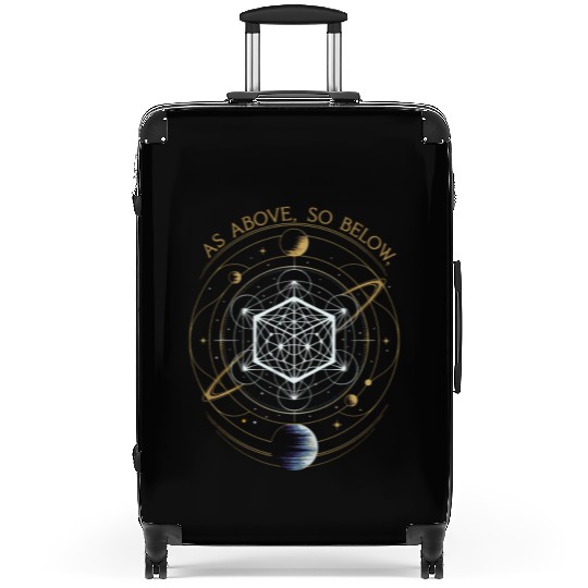 As Above, So Below - Sacred Geometry Suitcases