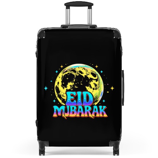 Eid Mubarak Celebration Suitcases – Festive & Joyful